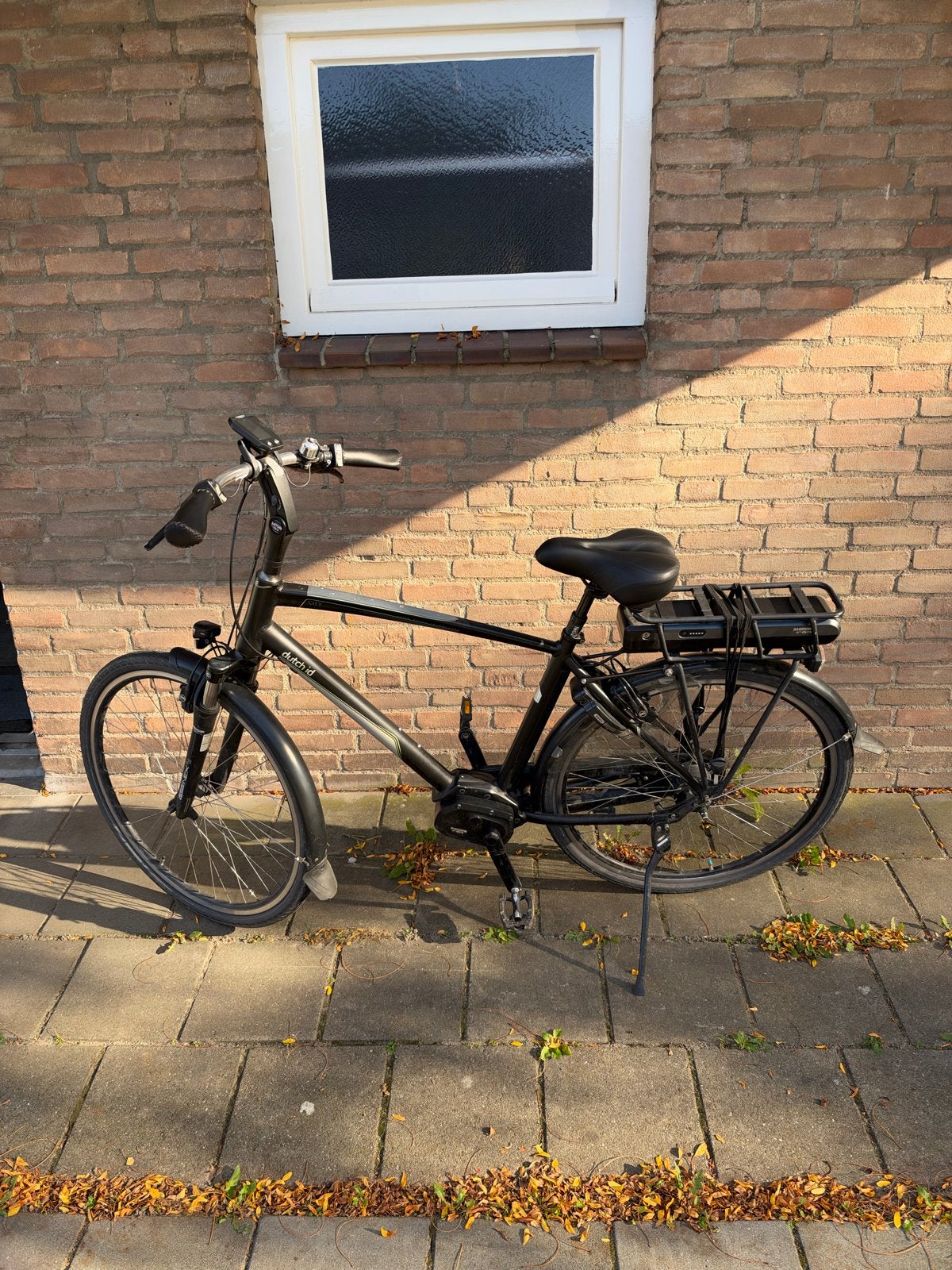 Dutch ID City elektrische herenfiets – recent onderhoud, Gebruikt, 51 tot 55 cm, 50 km per accu of meer, Ophalen