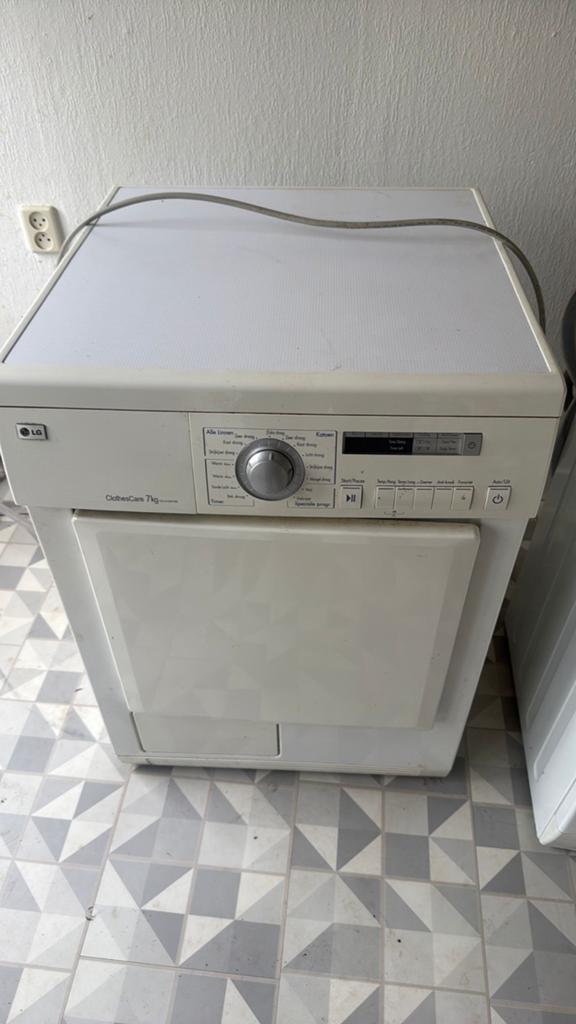 LG TD-C70070E Condensdroger - 7kg, Witgoed en Apparatuur, Ophalen, 6 tot 8 kg, Gebruikt, Voorlader