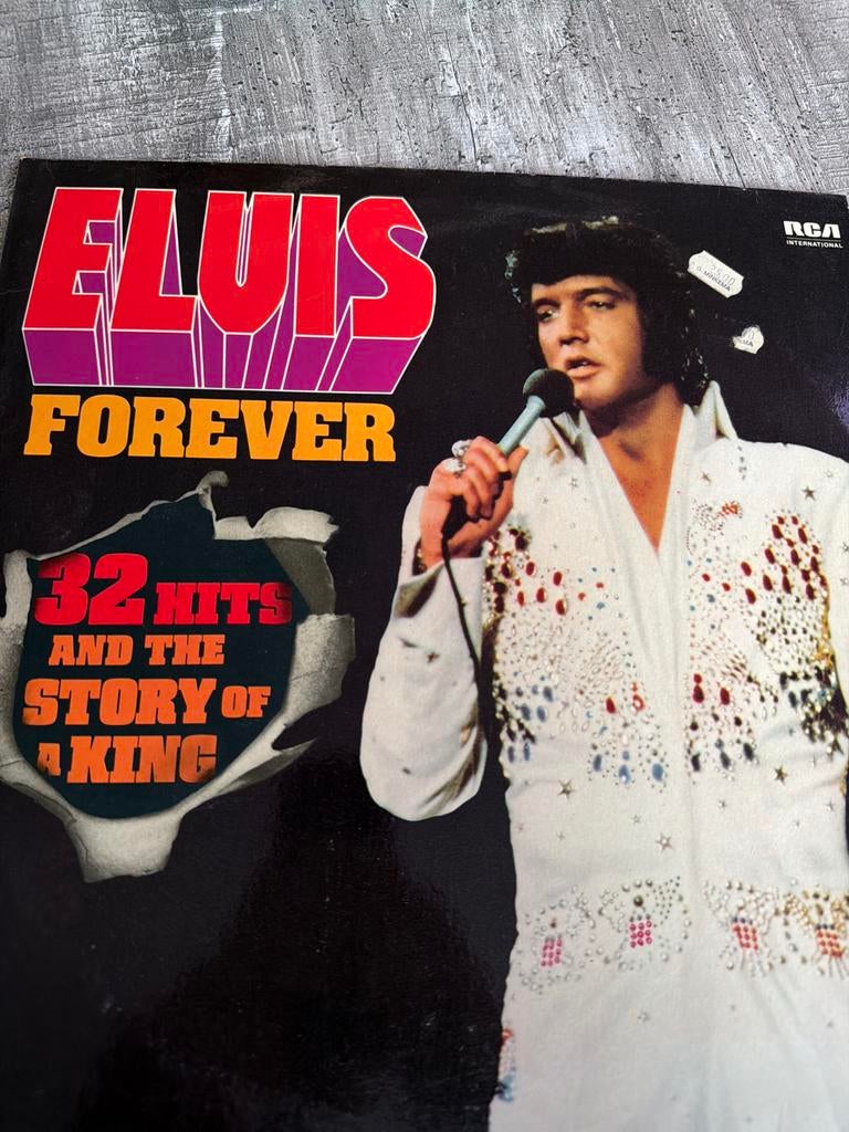 Elvis Forever - 32 Hits and the Story of a King LP, Complilatie, Ophalen, Gebruikt, 12 inch