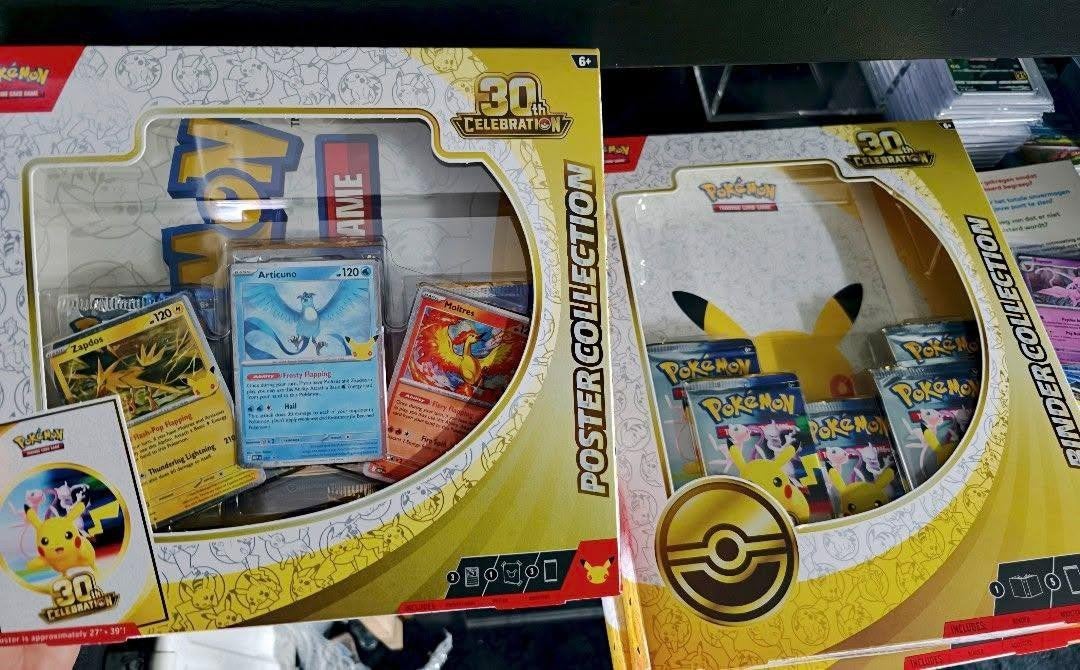 pokemon kaarten sealed 30th boxen, Ophalen of Verzenden