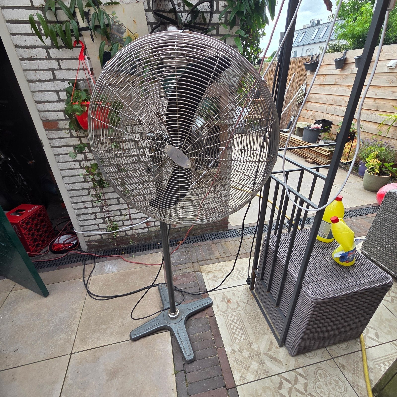 Vintage Koelvin Industriële Ventilator Jaren 60/70, Ophalen of Verzenden