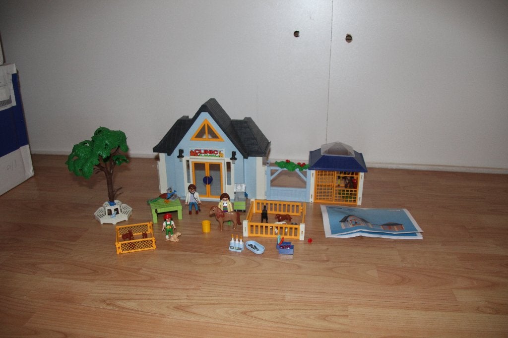Playmobil dierenkliniek nr. 4343 incl. instructieboekje, Ophalen of Verzenden, Gebruikt