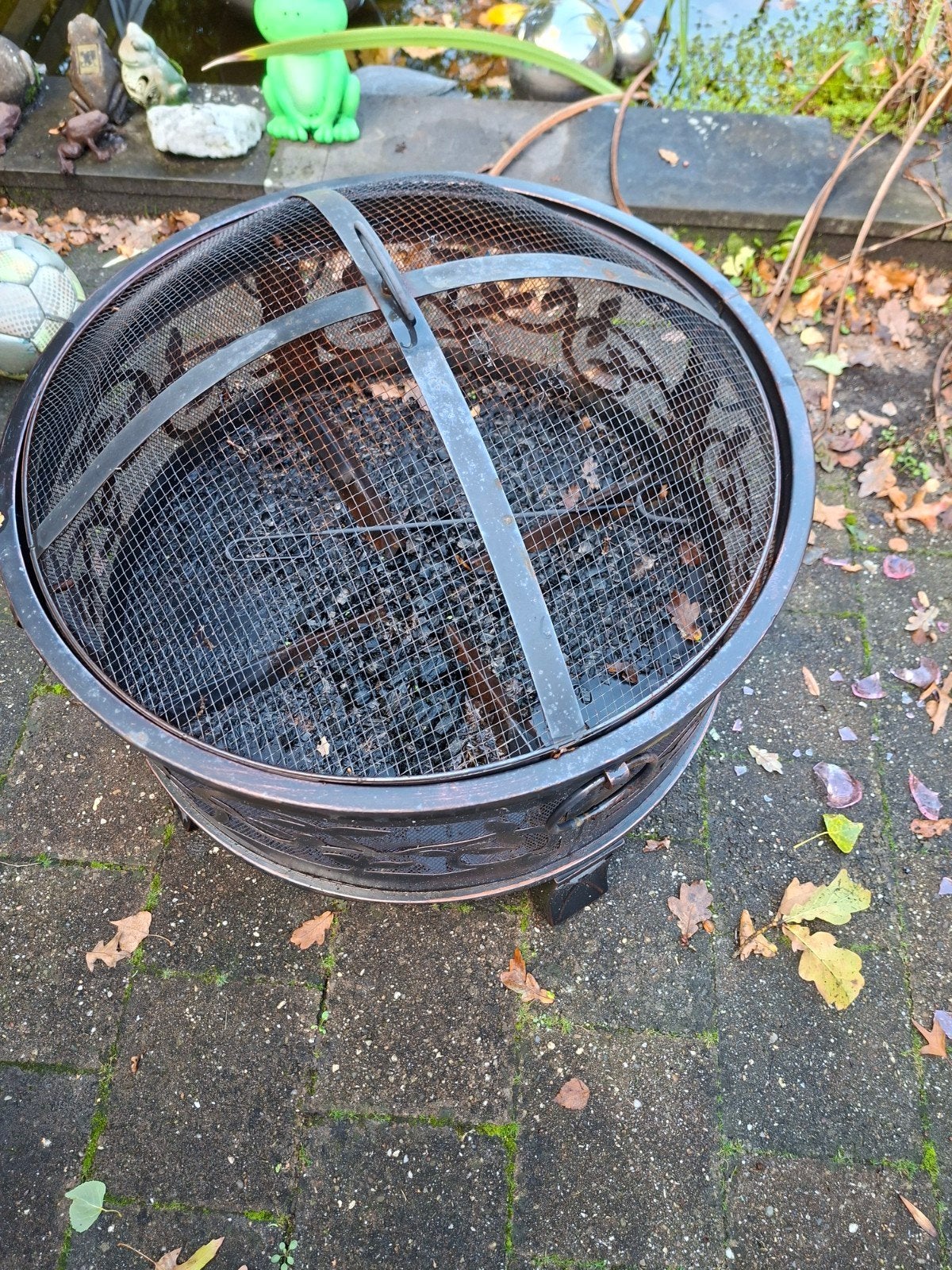 terras hout kachel, Ophalen of Verzenden, Zo goed als nieuw
