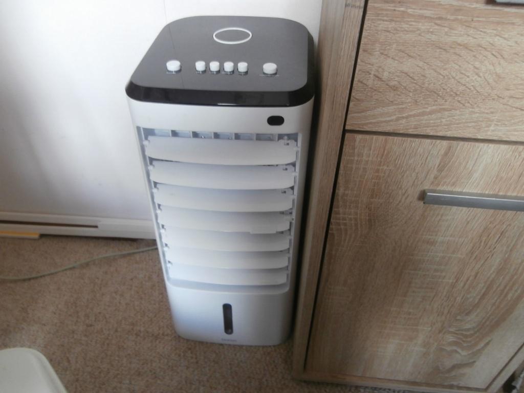 Airco wit zwart Blokker Cooler en verwarming heater koeler, Koelen en Ontvochtigen, Minder dan 60 m³, 3 snelheden of meer, Ophalen of Verzenden