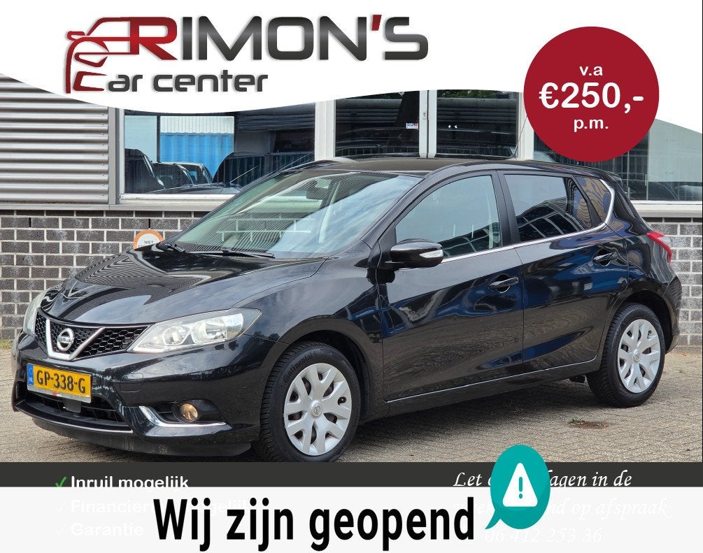 Nissan Pulsar 1.2 DIG-T Visia Airco Dealer Onderhouden Nap, Auto's, Nissan, Voorwielaandrijving, Euro 5, Gebruikt, 4 cilinders