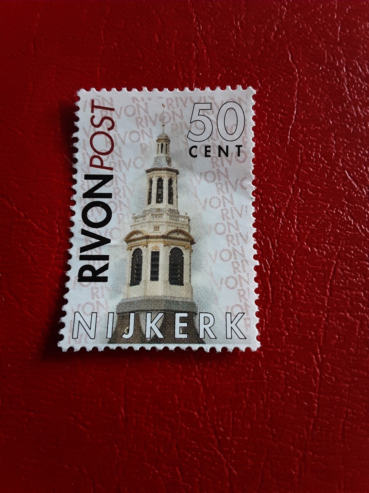 Rivon Post.  Nijkerk. Toren van de Grote Kerk ( gest), Ophalen of Verzenden