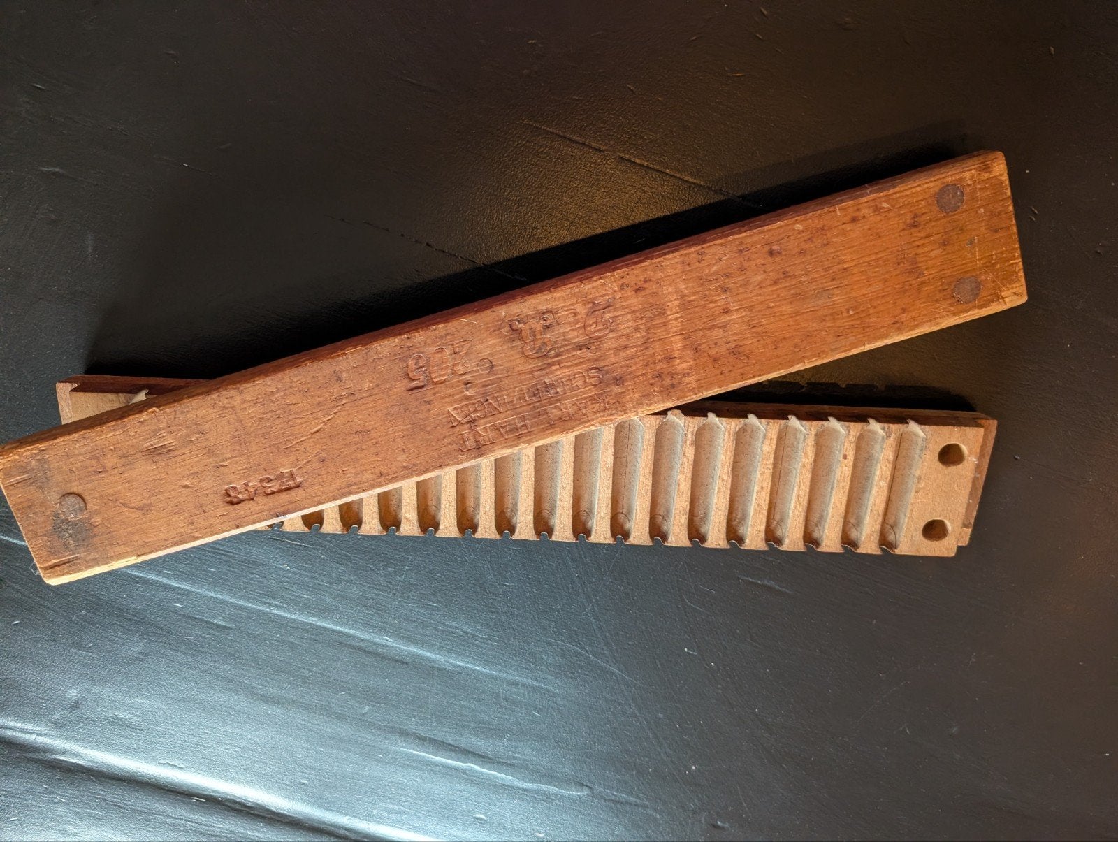 Antieke houten sigarenmal - Karl Hart Scheveningen, Ophalen of Verzenden