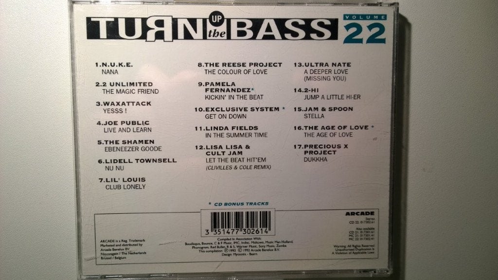 Turn Up The Bass Volume 22, Ophalen of Verzenden, Zo goed als nieuw, Dance en House, Album