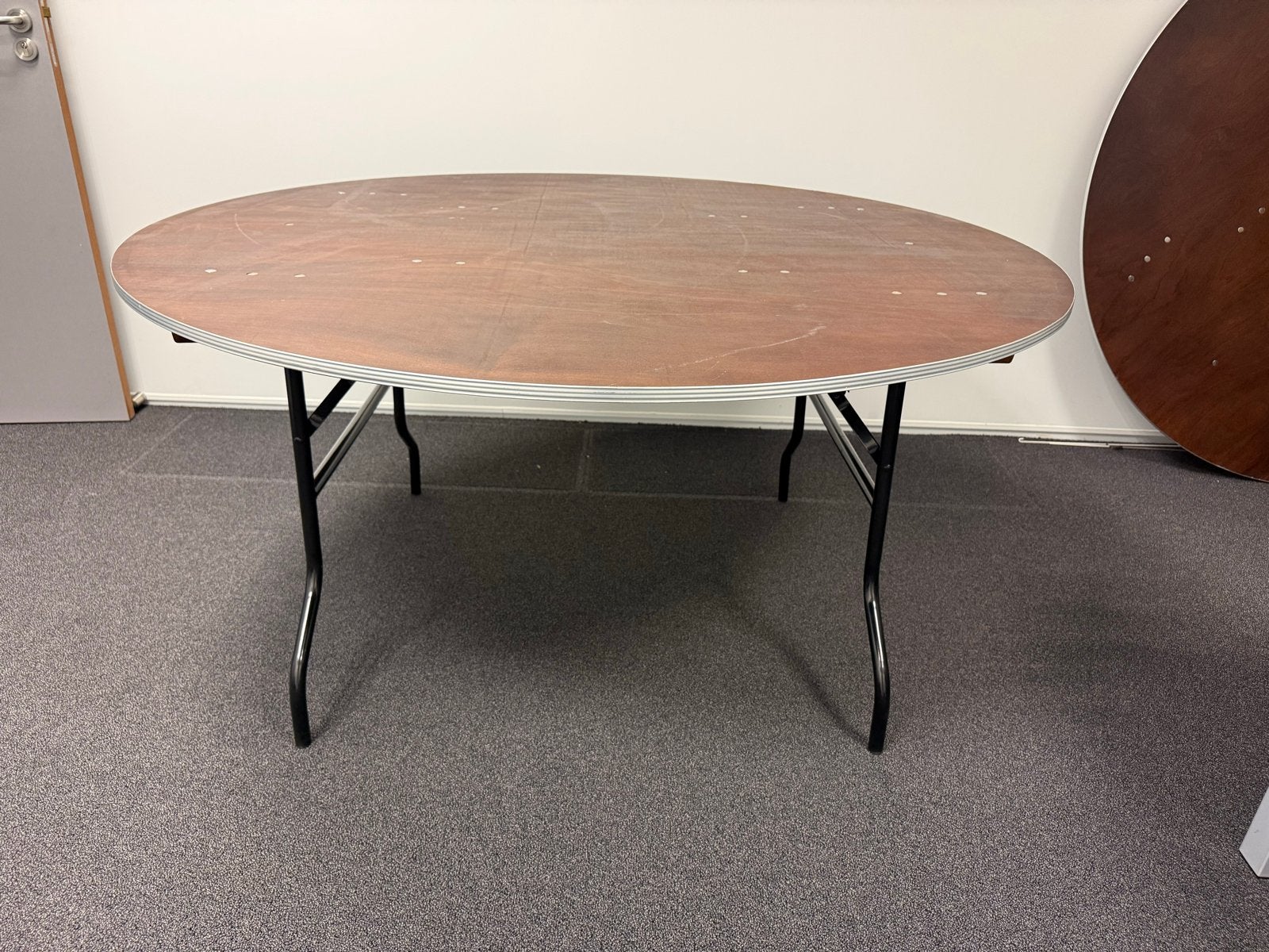 Ronde klaptafel - Ideaal voor feesten en evenementen, Ophalen, Gebruikt, 100 tot 150 cm, Rond