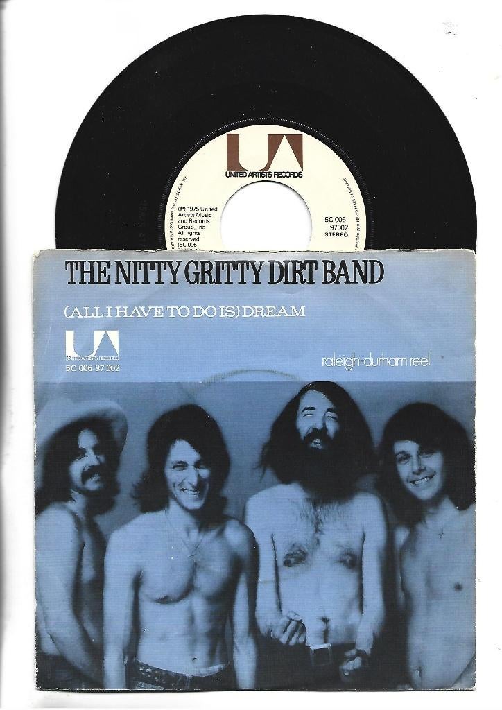 THE NITTY GRITTY DIRT BAND SINGLE 7" DREAM, Gebruikt, 7 inch, Single, Ophalen of Verzenden