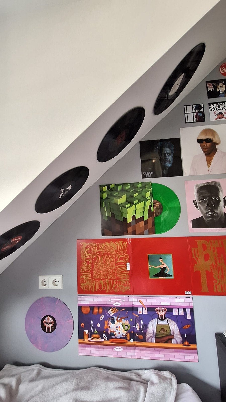 Muurdecoratie LP Vinyl Tate Mcrae Eminem Froukje Rolling Sto, Ophalen of Verzenden