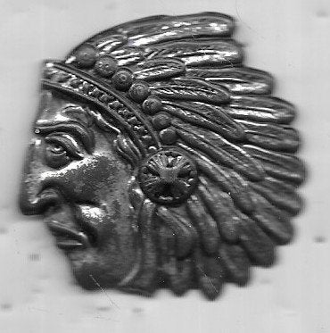 GROTE INDIANEN SPELD, Verzamelen, Speldjes, Pins en Buttons, Gebruikt, Speldje of Pin, Overige onderwerpen, Ophalen of Verzenden