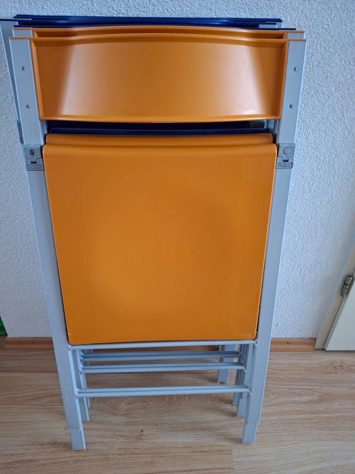 6 pocket klapstoelen, Ophalen, Blauw, Twee