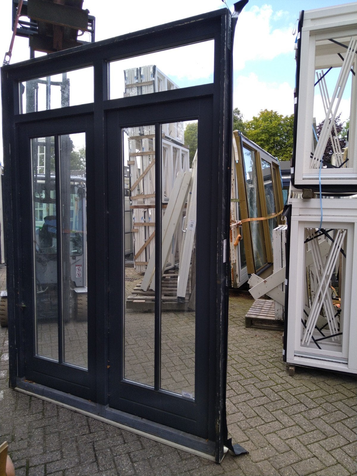 kozijn vast glas, Gevelraam of Ruit, Zo goed als nieuw, Dubbelglas, 160 cm of meer