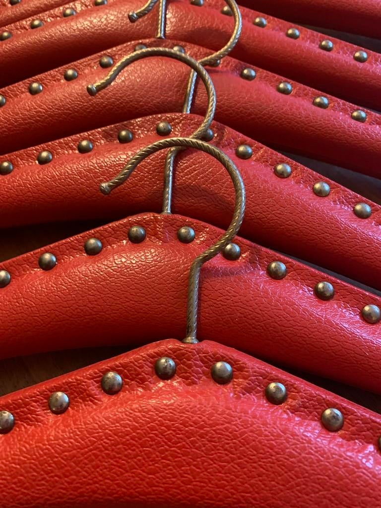 Vintage kledinghanger 12 stuks, Ophalen, Gebruikt, Overige materialen