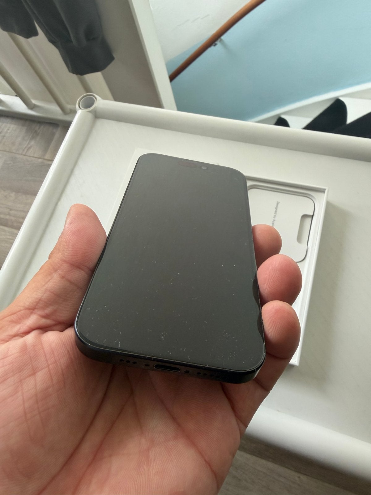 Foto 9 van iPhone 15 Pro - titanium blue