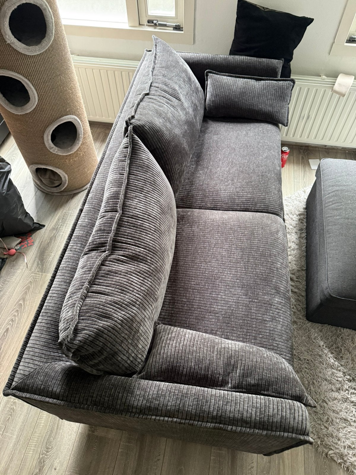 Ribstof bank, Huis en Inrichting, Ophalen, Nieuw, 75 tot 100 cm, Overige maten