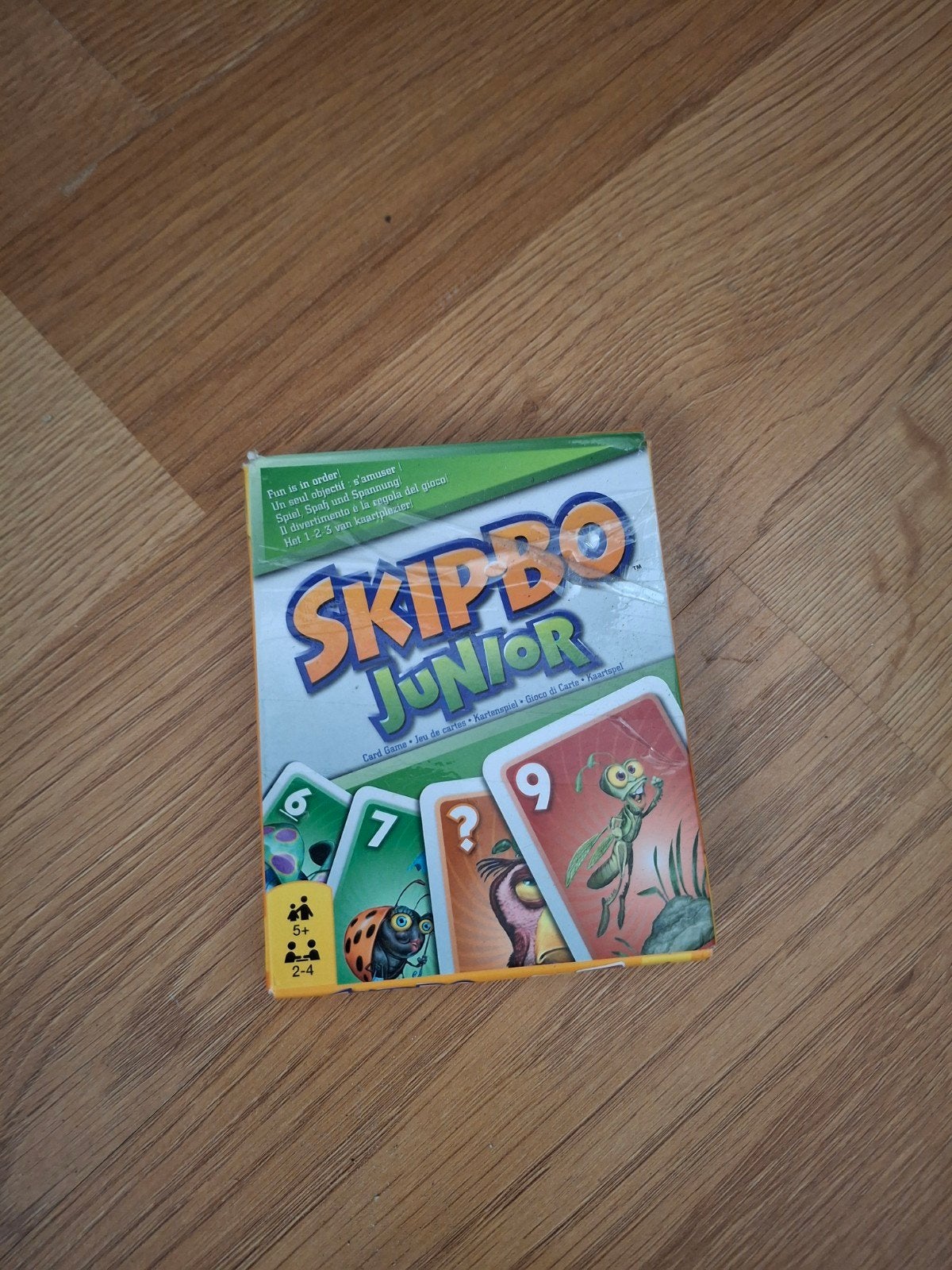 skipbo junior spel, Ophalen, Gebruikt