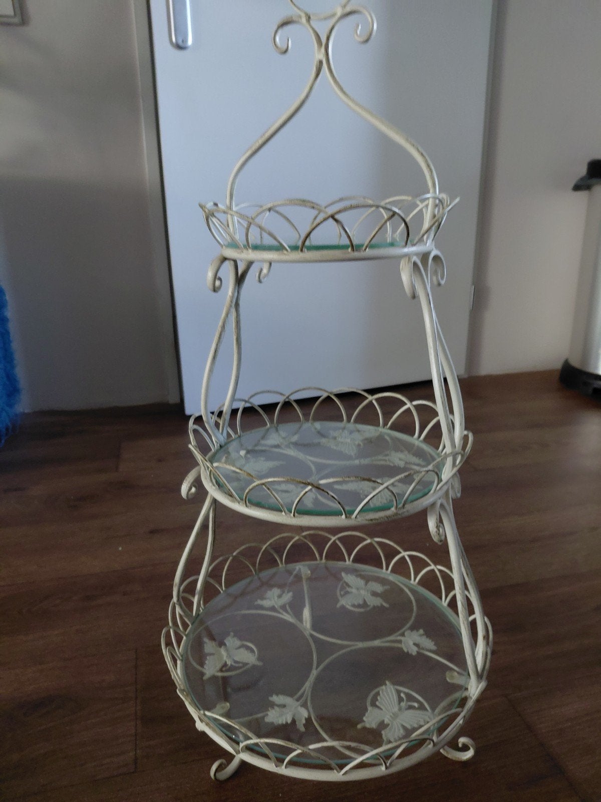 mooie brocante etagere, Huis en Inrichting, Woonaccessoires | Etagères, Ophalen, Zo goed als nieuw