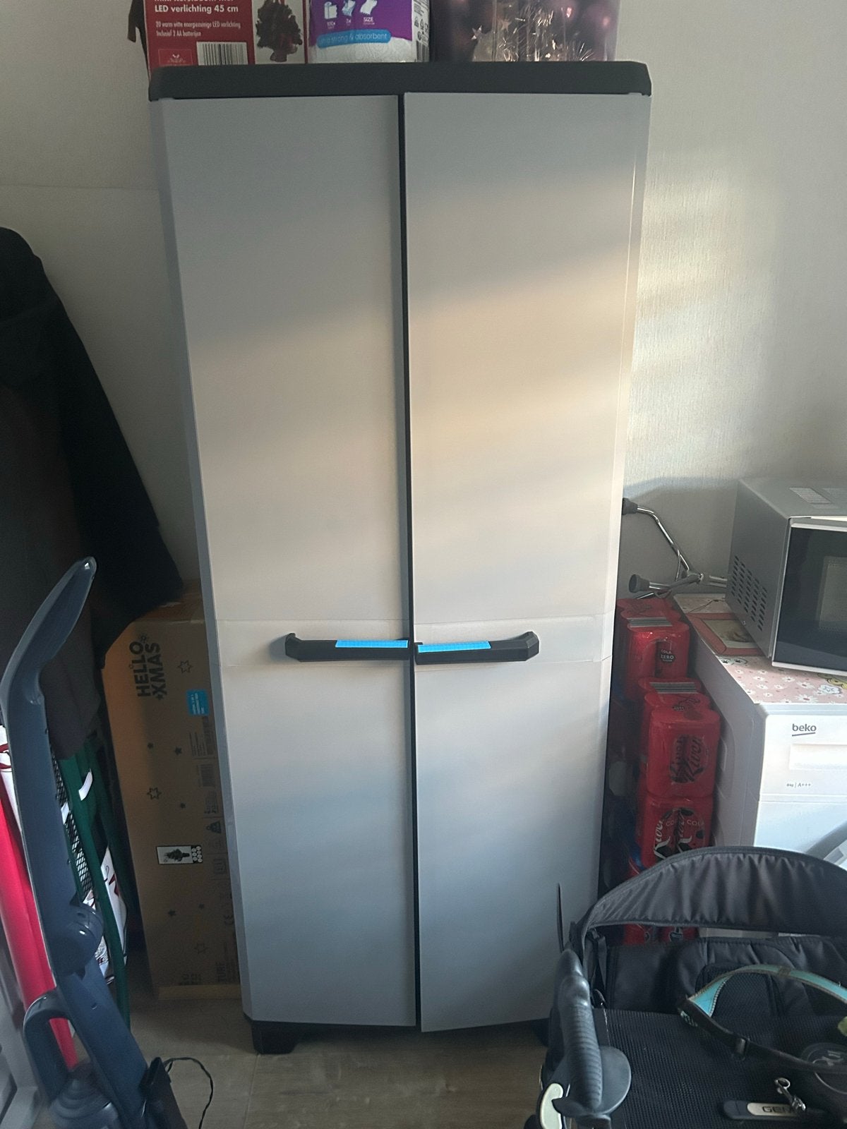Keter Moby Garagekast - 80 x 44 x 182 cm, Ophalen, Nieuw