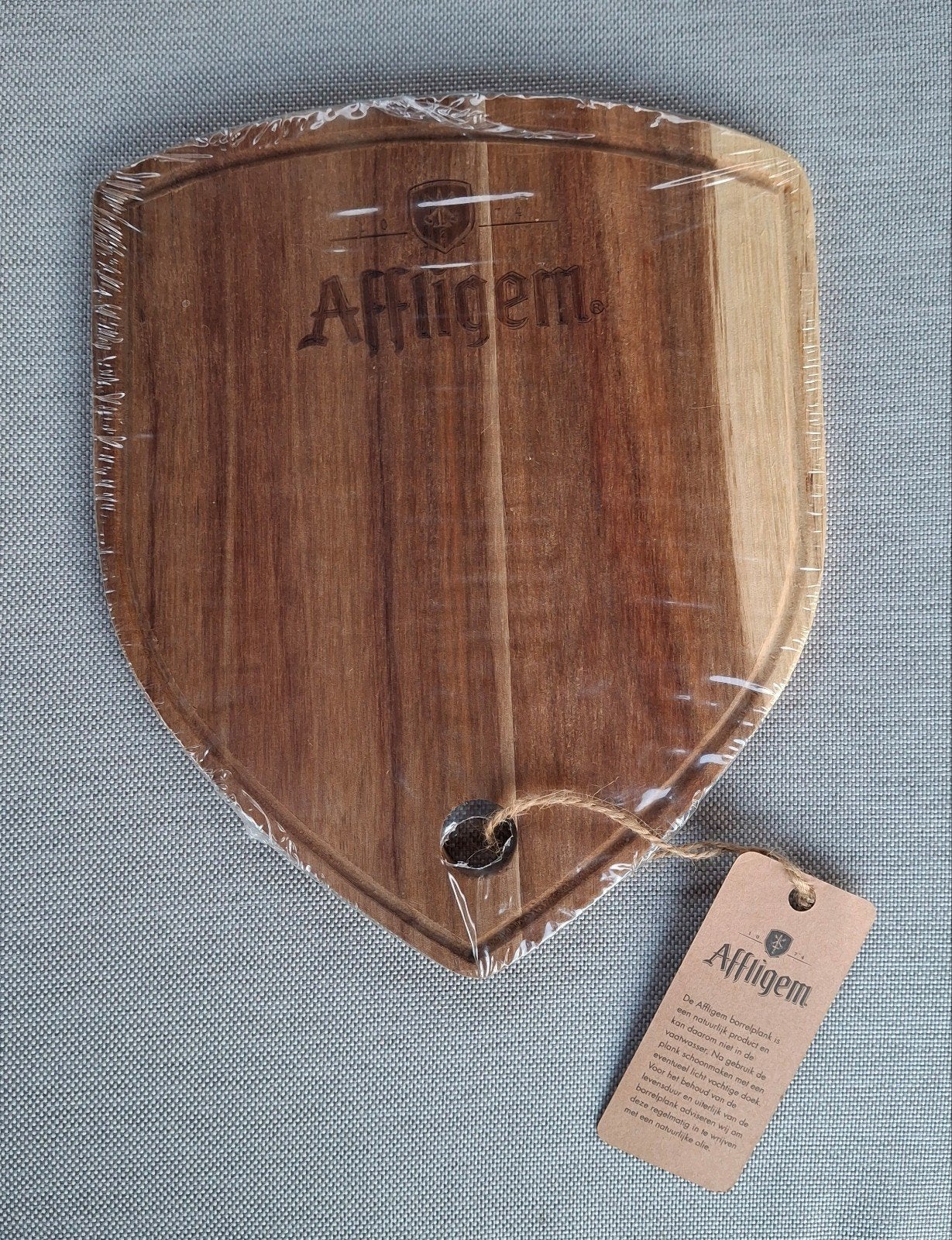 AFFLIGEM HOUTEN BORRELPLANK IN ORGINELE VERPAKKING, Ophalen of Verzenden, Nieuw, Overige typen, Overige merken