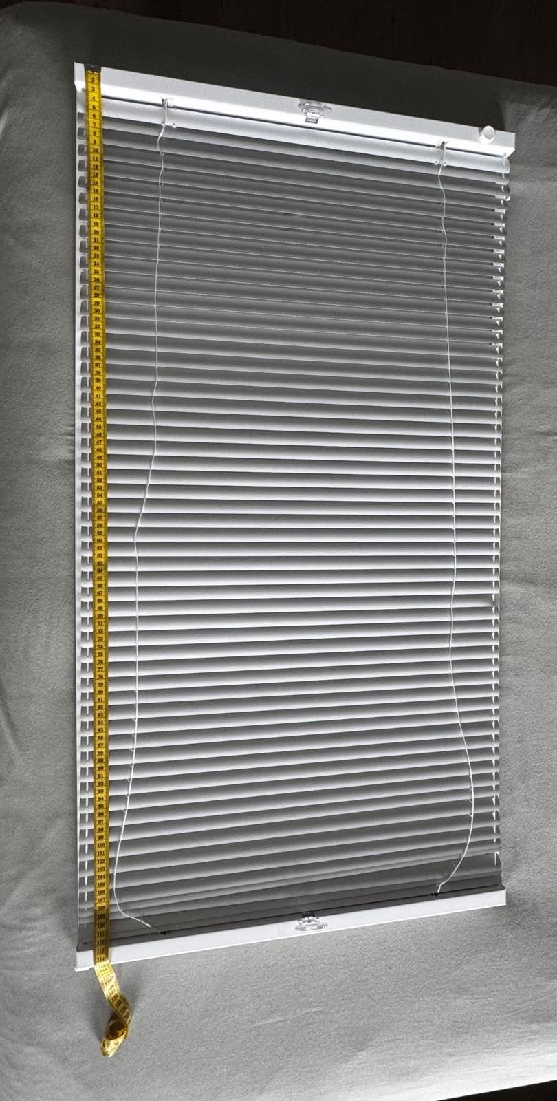 Witte jaloezie voor kiepraam WoonBoerderij Maya,114x60 cm, Ophalen, Jaloezie, Overige merken, Wit