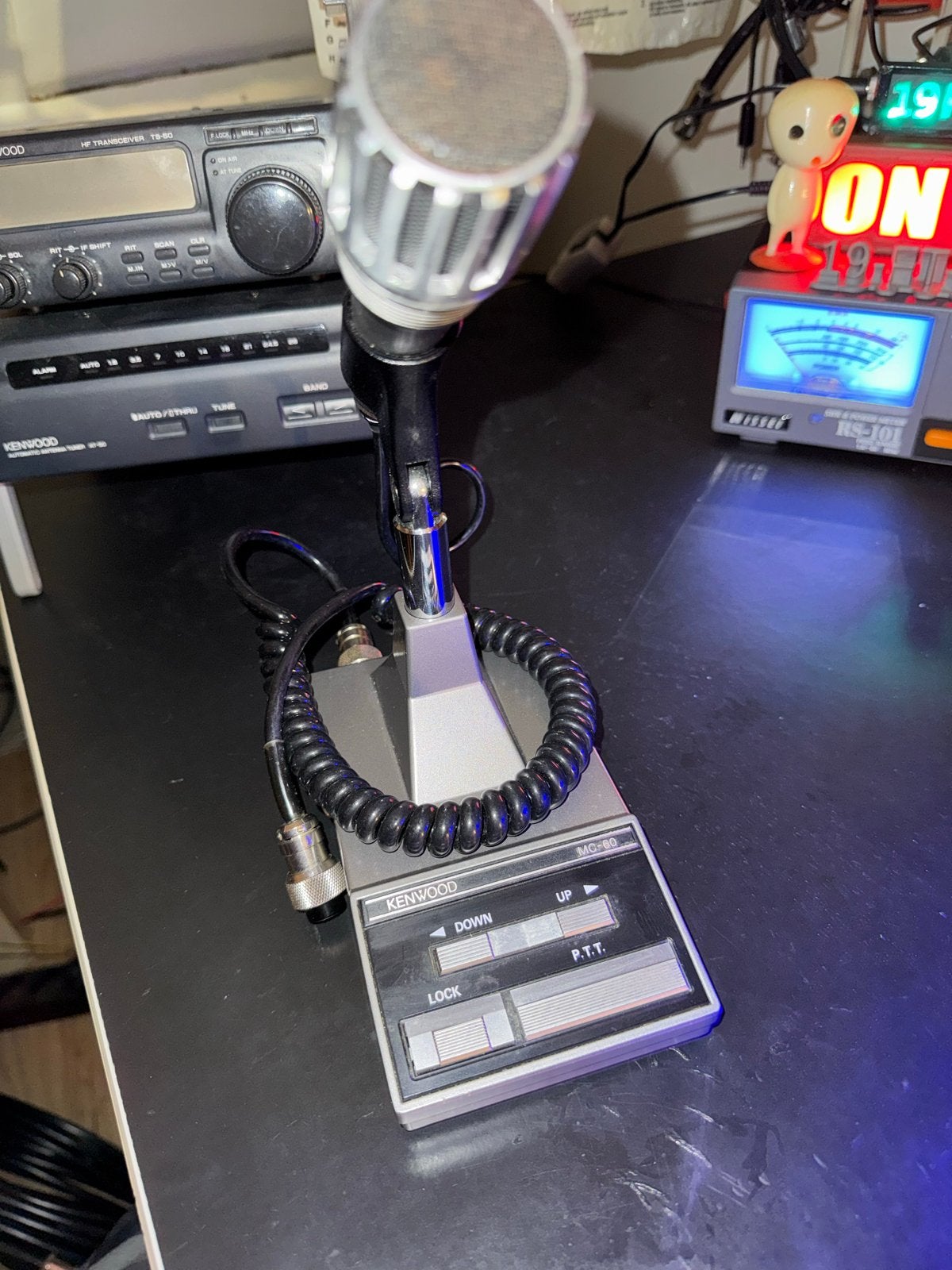 Kenwood MC-60 Microfoon - Werkt perfect, Ophalen of Verzenden, Gebruikt, Overige typen
