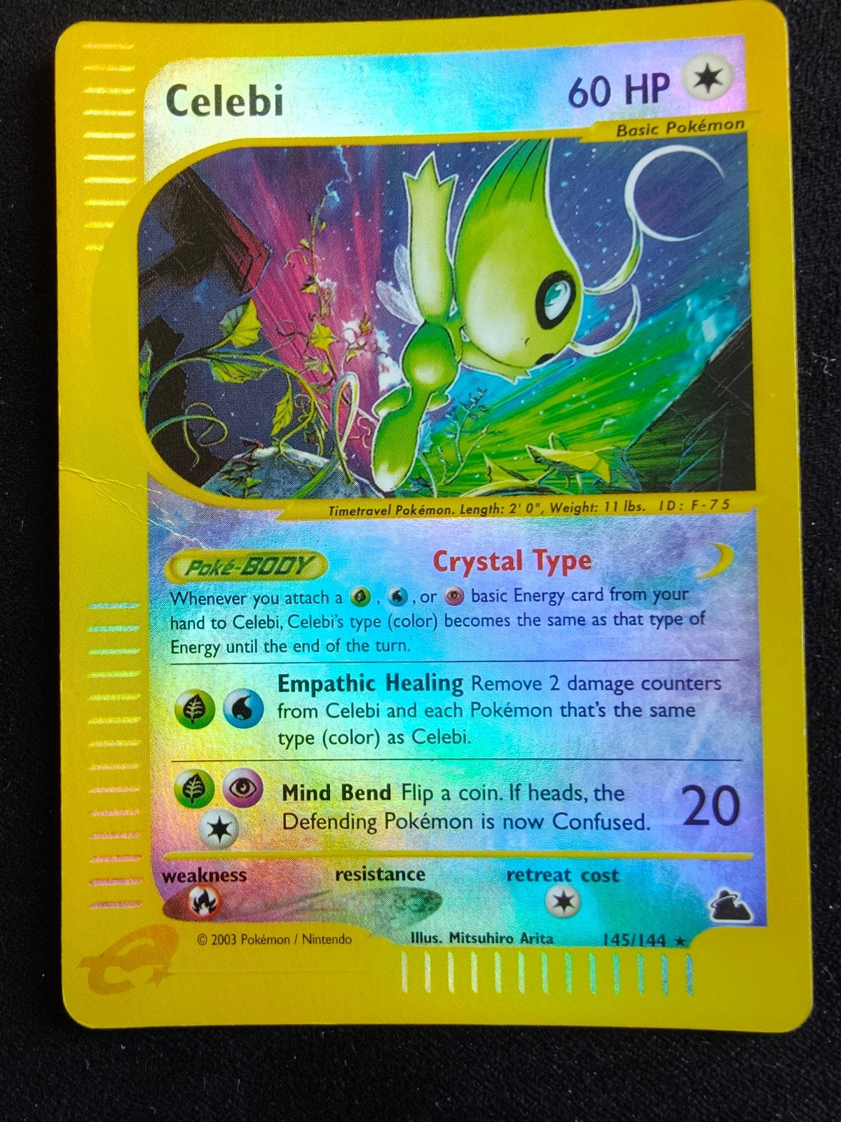 Celebi 145/145 uit set Skyridge (reverse holo), Ophalen, Zo goed als nieuw