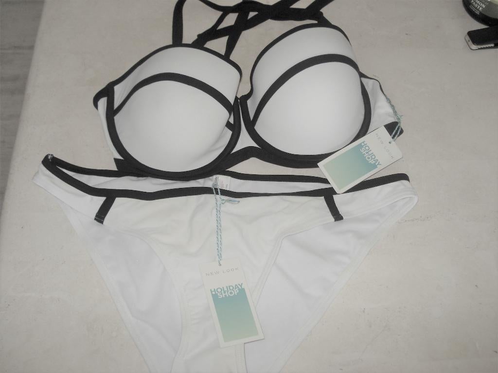 New Look bikini maat 80F slip maat 42, Kleding | Dames, Badmode en Zwemkleding, Verzenden, New Look, Wit, Zo goed als nieuw