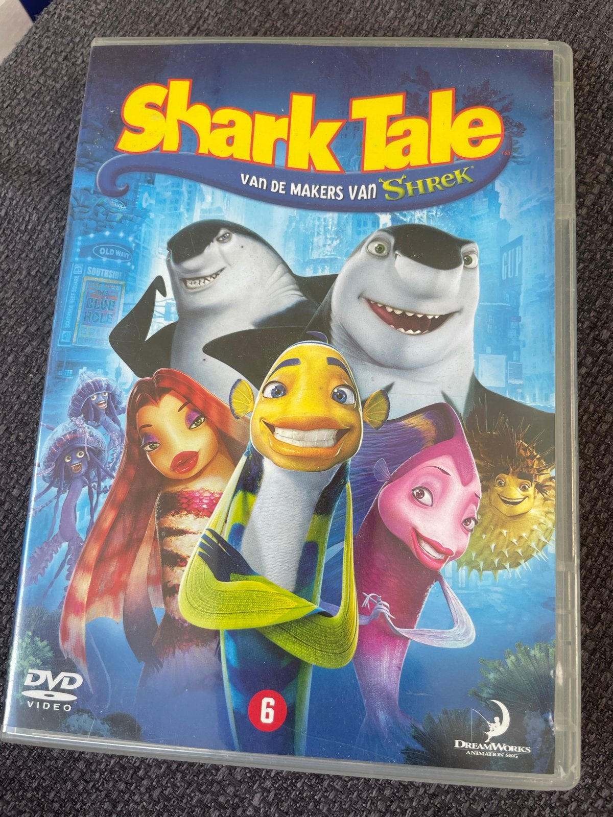Shark Tale DVD - DreamWorks Animatie, Gebruikt, Animatie, Nederlands, Vanaf 6 jaar