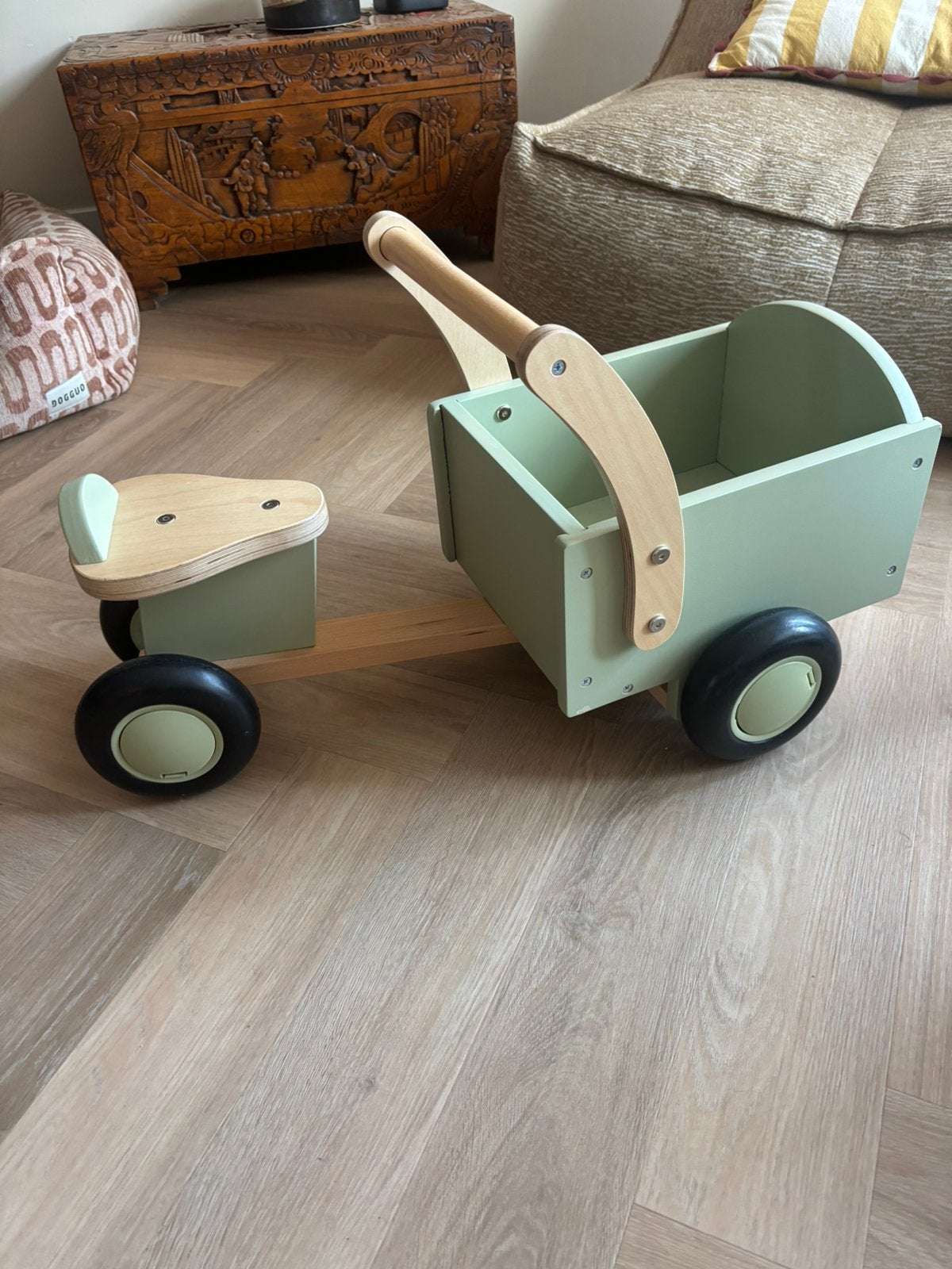 Loopkar, bakfiets, Ophalen, Zo goed als nieuw, Loopfiets