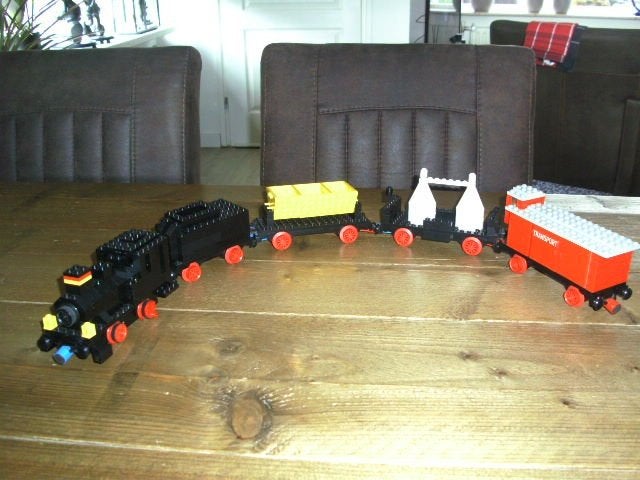 Lego 12 volt trein 725, Compleet, Gebruikt, Overige thema's, Lego