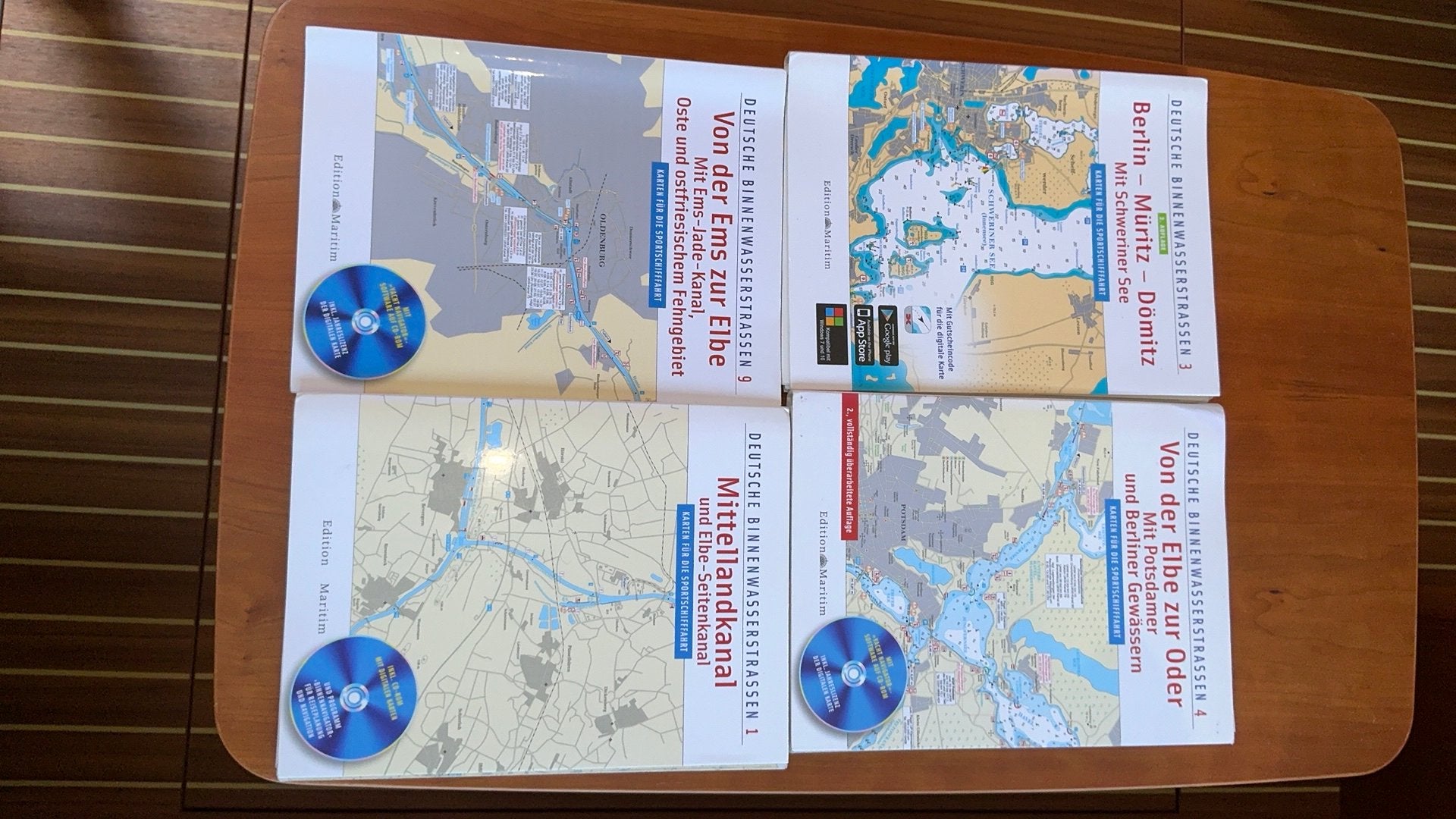 Vaarkaarten duitsland, Watersport en Boten, Navigatiemiddelen en Scheepselektronica, Ophalen of Verzenden, Zo goed als nieuw, Overige typen