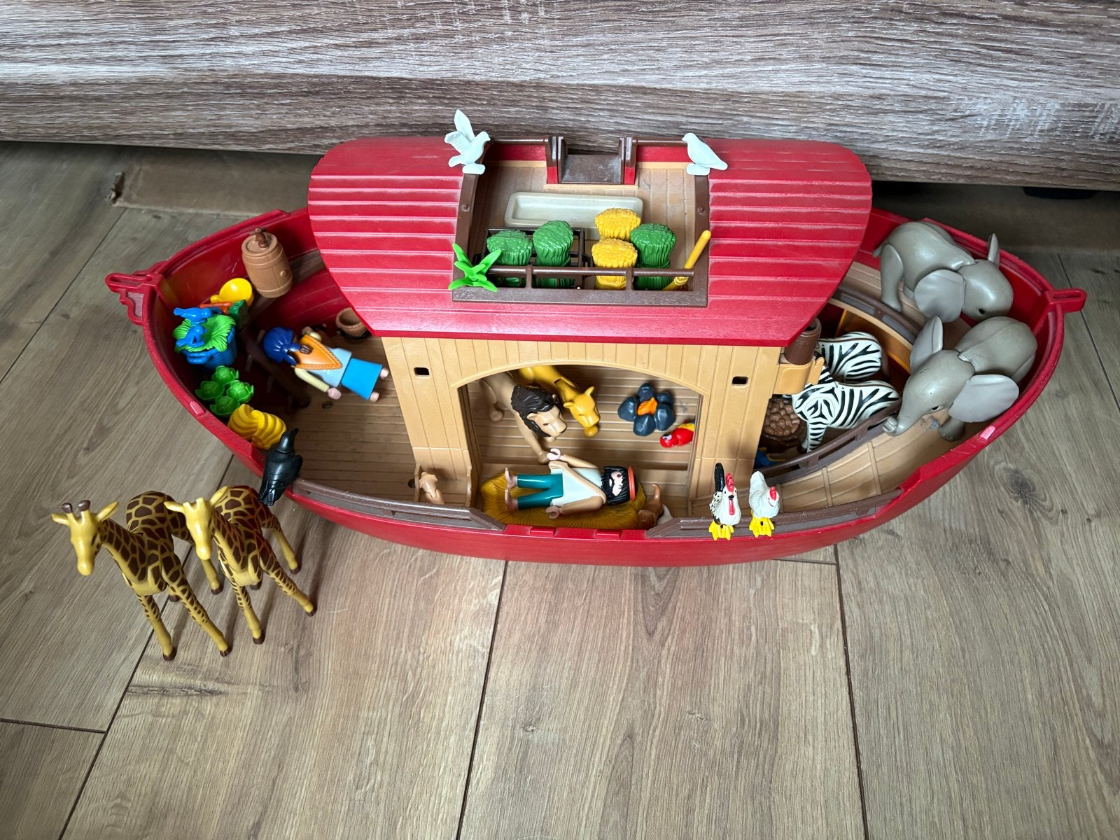 Playmobil Ark van Noach met dieren en figuren, Ophalen of Verzenden, Gebruikt, Complete set