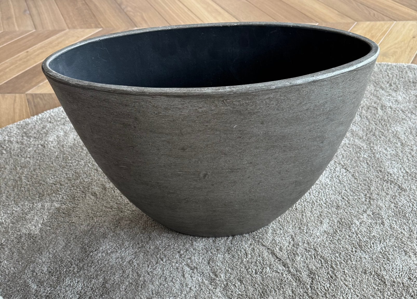 Bloempot HS Potterie - 38x50x22 cm, Gebruikt, 40 cm of meer, Binnen, Ophalen of Verzenden