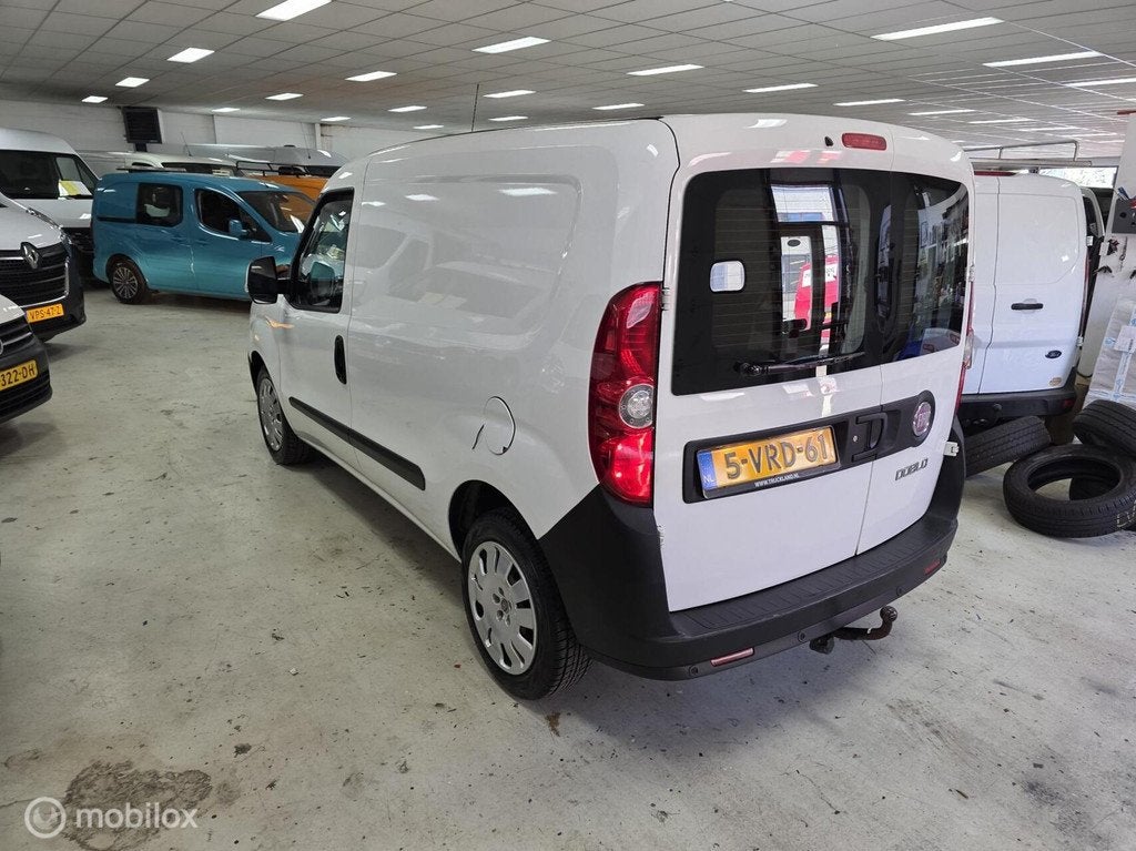 Fiat Doblò Cargo 2.0 MJ L1H1 airco p. sensor, Euro 5, 4 cilinders, Wit, Origineel Nederlands
