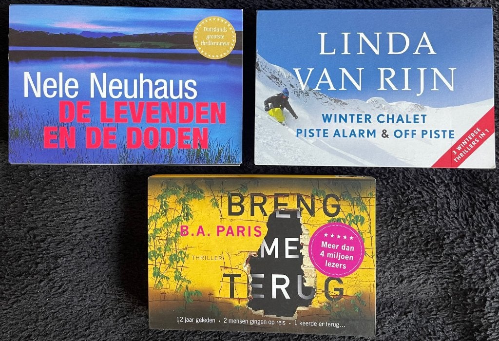 Nele Neuhaus, Linda v Rijn, BA Paris 3 boeken : 5 thrillers!, Ophalen of Verzenden, Nieuw, Diverse auteurs, Europa overig