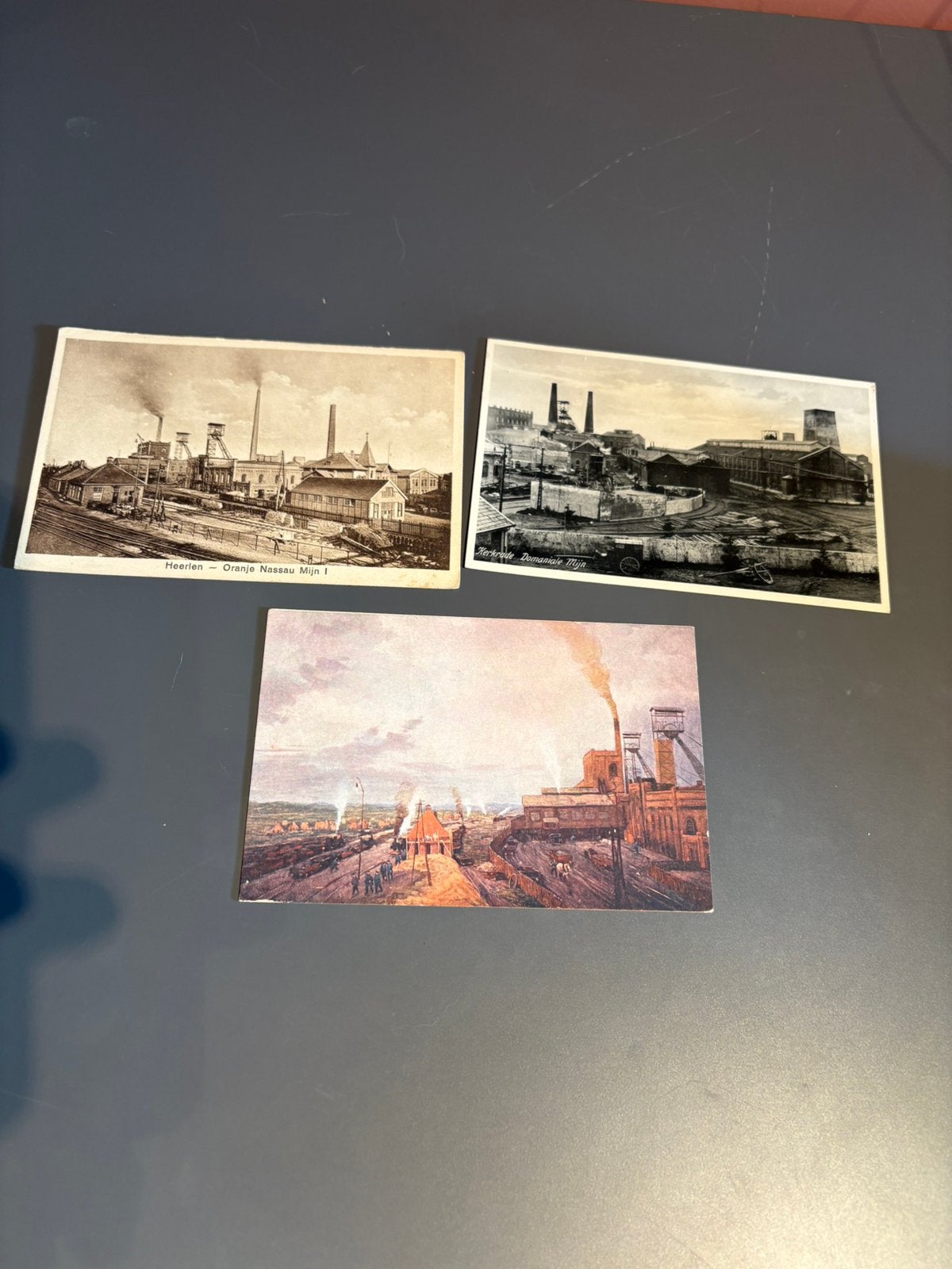 3x Historische Limburgse Mijn Ansichtkaarten – Oranje Nassau, Verzenden, Limburg