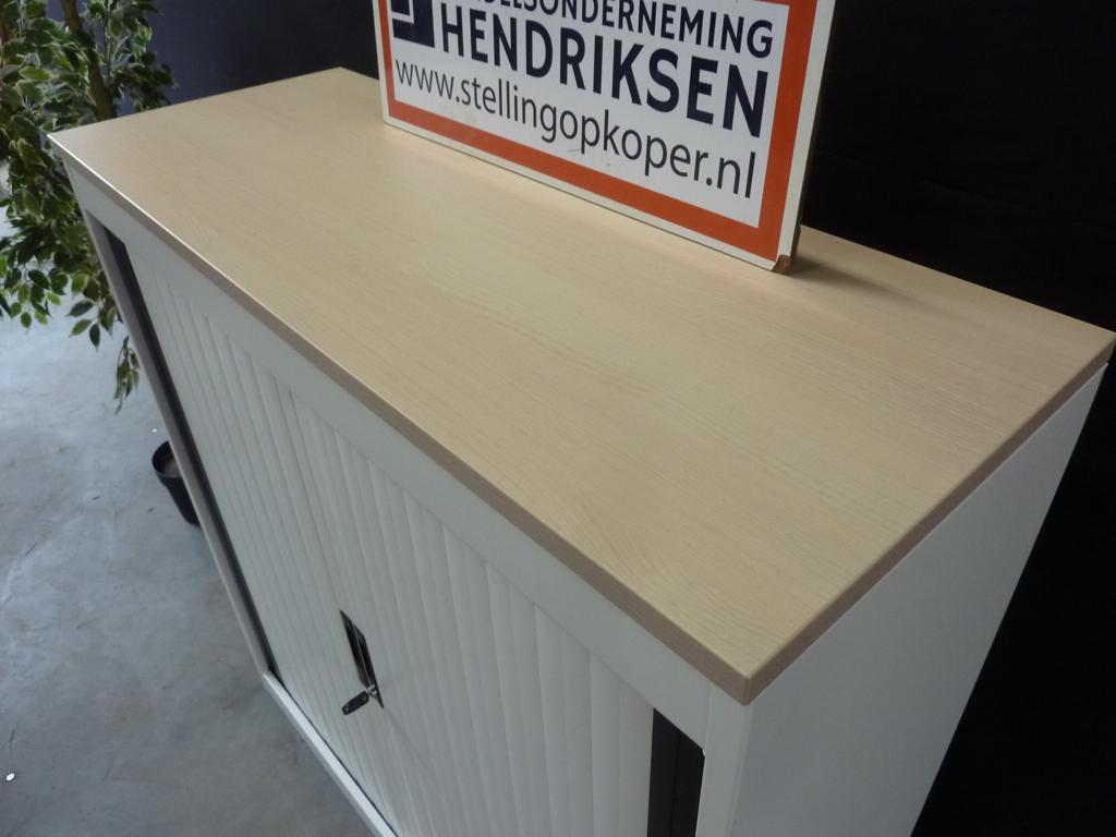 Prima roldeurkast / kantoorkast / archiefkast 120x46x123cm, Huis en Inrichting, Kasten | Roldeurkasten en Archiefkasten, Gebruikt