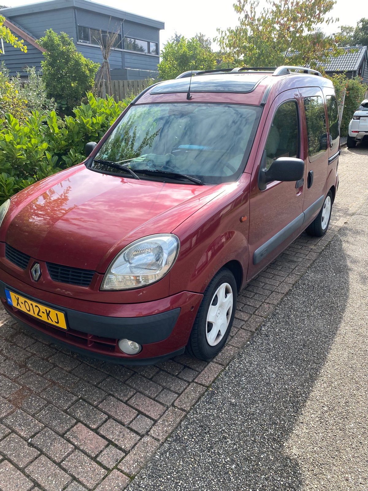 Renault Kangoo 1.2 16V 2005 Rood mini camper, Voorwielaandrijving, 4 cilinders, Handgeschakeld, Kangoo