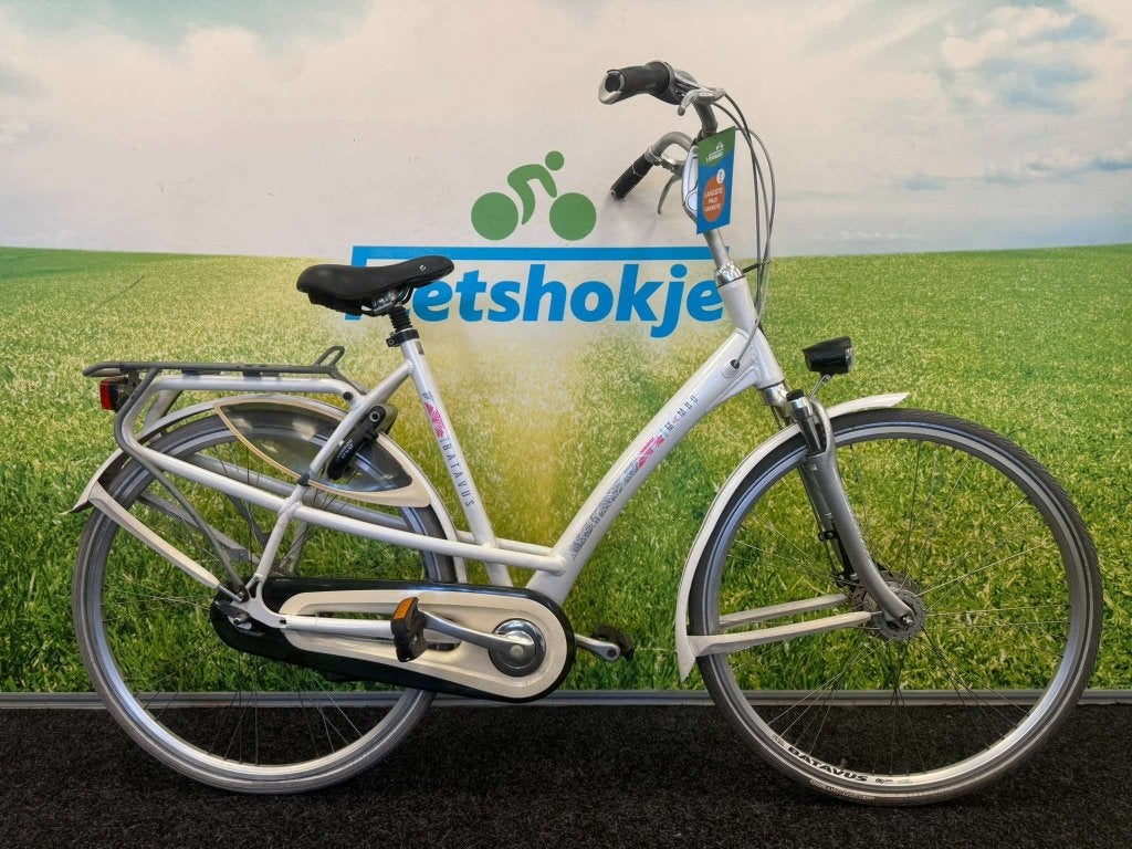Fietshokje Amersfoort: Batavus Mambo damesfiets N8 H57, Fietsen en Brommers, Niet ingevuld, Gebruikt, Versnellingen, Niet ingevuld
