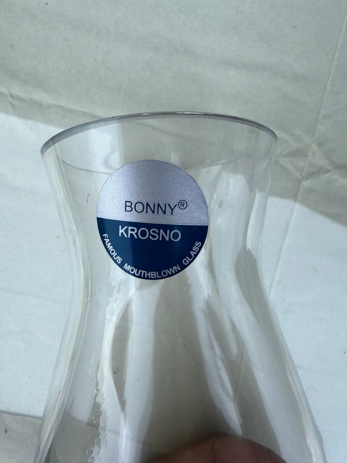 Glazen karaf en waterglas set - Bonny Krosno, Ophalen of Verzenden