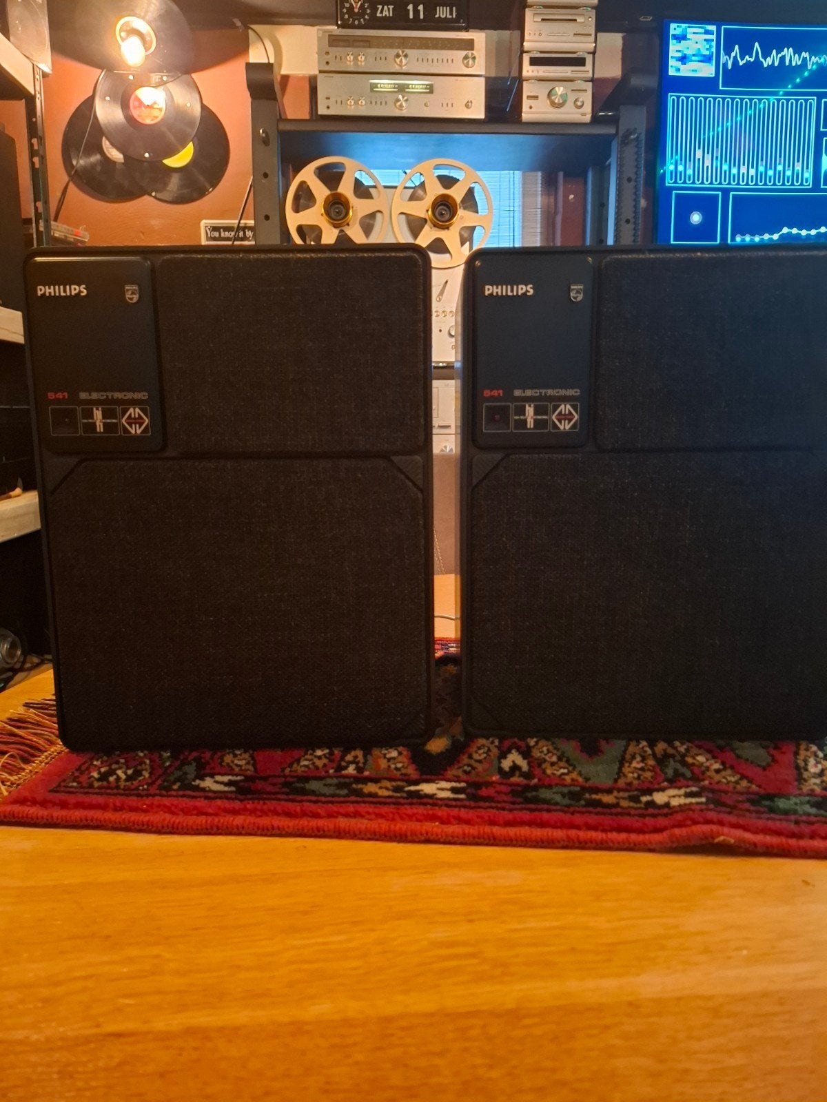Philips 22RH541 MFB speakerset - Woofer wordt warm, Ophalen, Stereo speakers, Philips, Minder dan 60 watt
