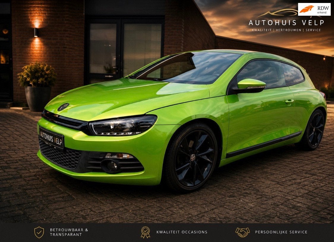 Volkswagen Scirocco 1.4 TSI uitlaat kleppen systeem, Voorwielaandrijving, Euro 5, Gebruikt, Zwart