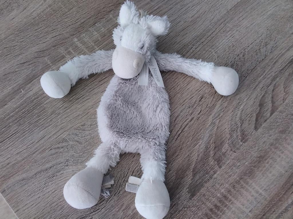 Happy Horse knuffeldoekje paard harper, Kinderen en Baby's, Speelgoed | Knuffels en Pluche, Paard, Happy Horse, Grijs, Ophalen of Verzenden