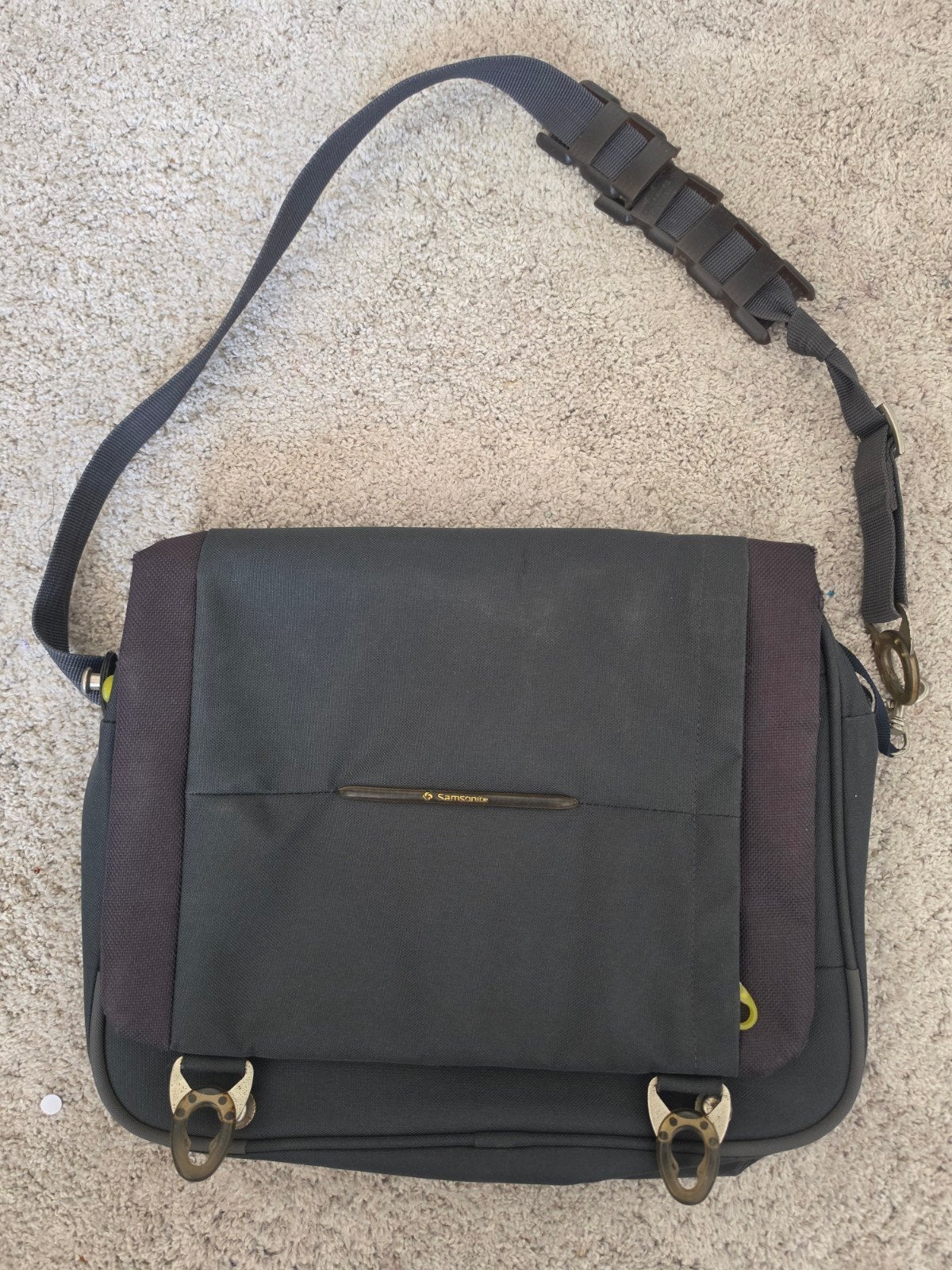 Samsonite laptop tas grijs, Ophalen, Gebruikt, Samsonite, Grijs