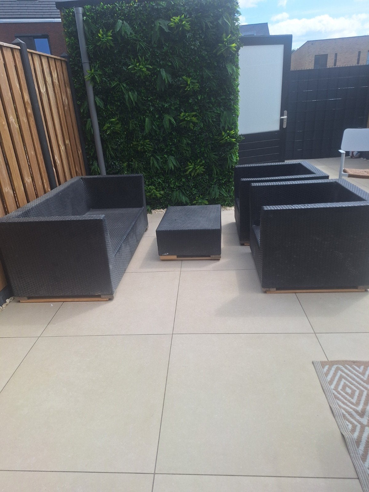 Tuinset 4 persoons, Tuin en Terras, Tuinsets en Loungesets, Ophalen, Gebruikt