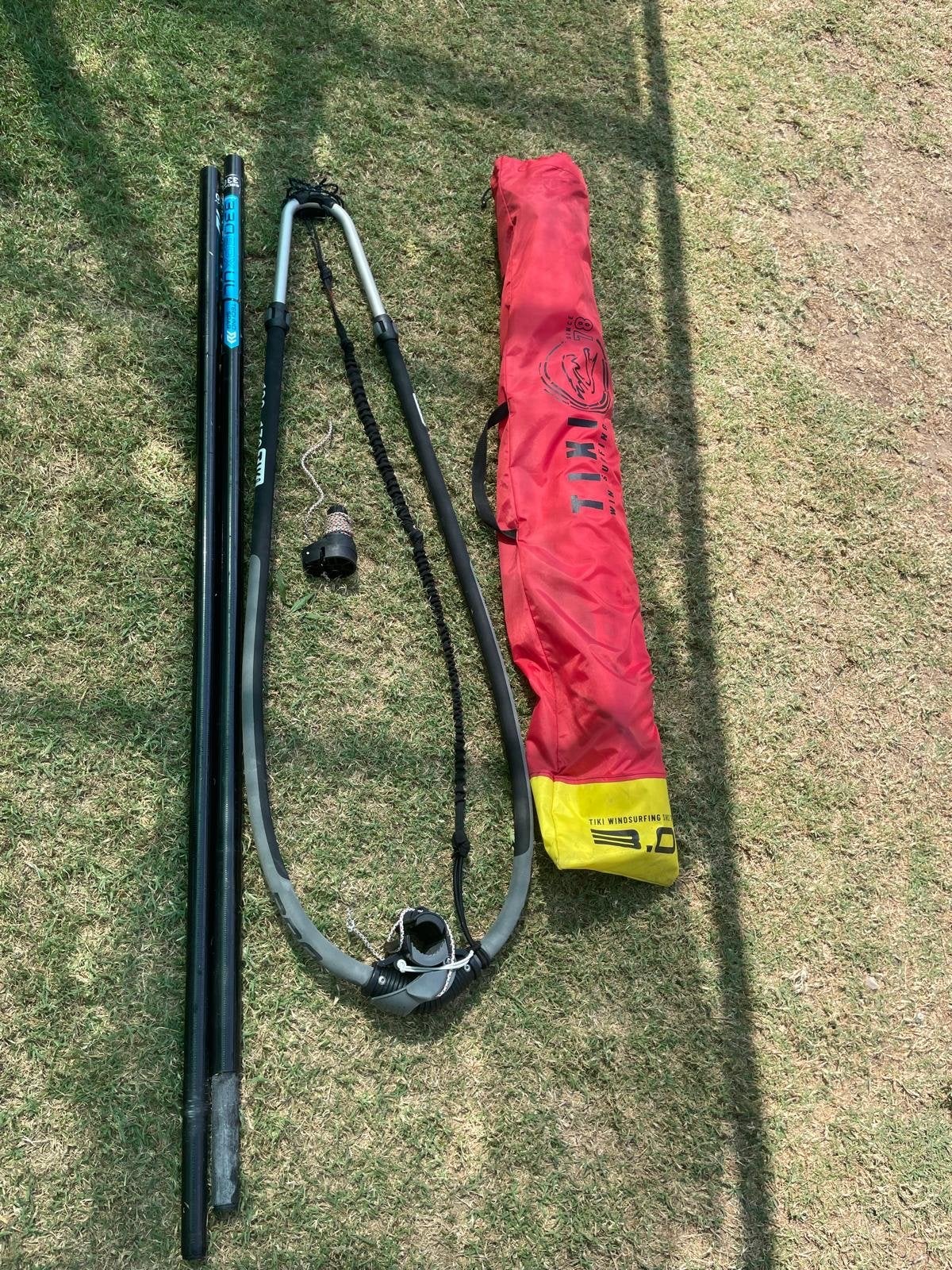Complete Windsurfset Tiki Trainer 3.0, Watersport en Boten, Ophalen, Zo goed als nieuw, Overige merken, Complete set