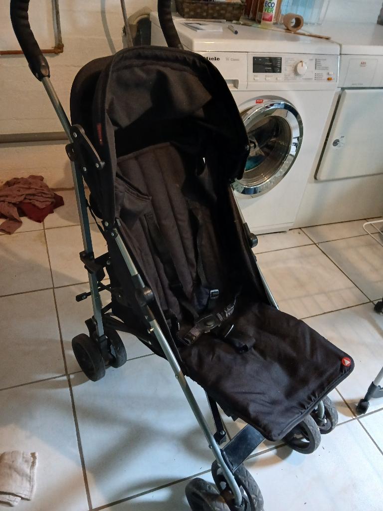 Buggy topmark kinderwagen zwart, Kinderen en Baby's, Buggy's, Ophalen, Gebruikt, Overige merken
