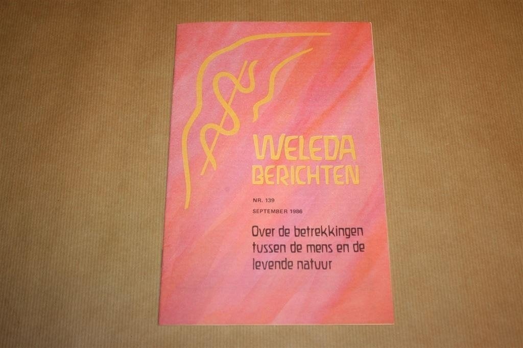 Weleda Berichten 1986. Betrekkingen mens - levende natuur, Ophalen of Verzenden, Gelezen